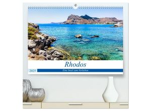 9783435028955 - Rhodos - eine Insel zum Verlieben (hochwertiger Premium Wandkalender 2025 DIN A2 quer) Kunstdruck in Hochglanz