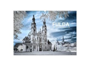 9783435029556 - Fulda - Infrarotfotografien von Kurt Lochte (Wandkalender 2025 DIN A2 quer) CALVENDO Monatskalender