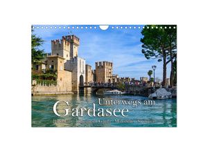 9783435029983 - Unterwegs am Gardasee (Wandkalender 2025 DIN A4 quer) CALVENDO Monatskalender