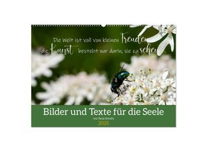 9783435030279 - Bilder und Texte für die Seele (Wandkalender 2025 DIN A2 quer) CALVENDO Monatskalender