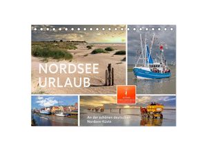 9783435030453 - Nordsee-Urlaub (Tischkalender 2025 DIN A5 quer) CALVENDO Monatskalender