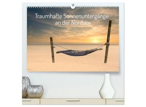 9783435030484 - Traumhafte Sonnenuntergänge an der Nordsee (hochwertiger Premium Wandkalender 2025 DIN A2 quer) Kunstdruck in Hochglanz