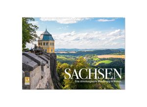 9783435030774 - Sachsen - Eine stimmungsvolle Wanderung in Bildern (Wandkalender 2025 DIN A2 quer) CALVENDO Monatskalender