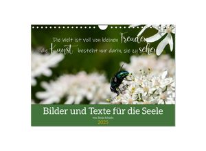 9783435030880 - Bilder und Texte für die Seele (Wandkalender 2025 DIN A4 quer) CALVENDO Monatskalender