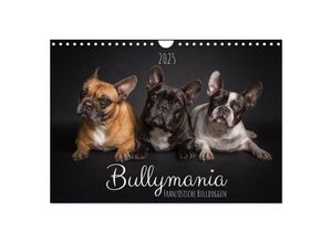 9783435031191 - Bullymania - Französische Bulldoggen (Wandkalender 2025 DIN A4 quer) CALVENDO Monatskalender