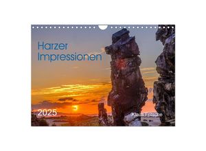 9783435032051 - Harzer Impressionen (Wandkalender 2025 DIN A4 quer) CALVENDO Monatskalender