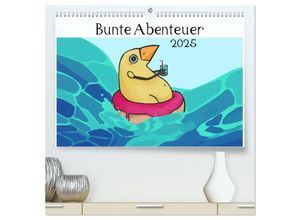 9783435032280 - Bunte Abenteuer (hochwertiger Premium Wandkalender 2025 DIN A2 quer) Kunstdruck in Hochglanz