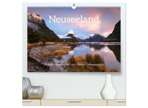 9783435032396 - Neuseeland - Traumlandschaften aus einem Naturparadies (hochwertiger Premium Wandkalender 2025 DIN A2 quer) Kunstdruck in Hochglanz