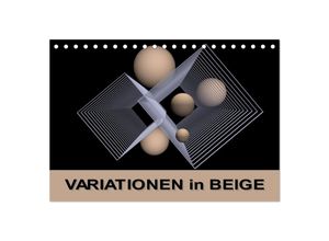 9783435032563 - VARIATIONEN in BEIGE (Tischkalender 2025 DIN A5 quer) CALVENDO Monatskalender