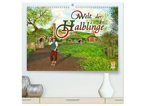 9783435033065 - Welt der Halblinge (hochwertiger Premium Wandkalender 2025 DIN A2 quer) Kunstdruck in Hochglanz