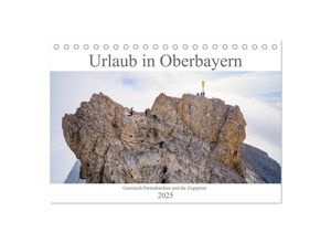 9783435033256 - Urlaub in Oberbayern - Garmisch-Partenkirchen und die Zugspitze (Tischkalender 2025 DIN A5 quer) CALVENDO Monatskalender