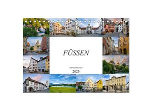 9783435033454 - Füssen Impressionen (Tischkalender 2025 DIN A5 quer) CALVENDO Monatskalender