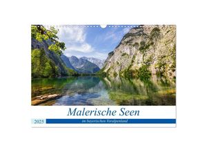 9783435033584 - Malerische Seen im bayerischen Voralpenland (Wandkalender 2025 DIN A3 quer) CALVENDO Monatskalender