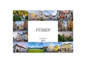 9783435033843 - Füssen Impressionen (Wandkalender 2025 DIN A2 quer) CALVENDO Monatskalender