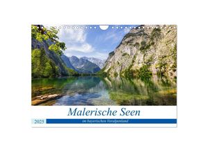 9783435033942 - Malerische Seen im bayerischen Voralpenland (Wandkalender 2025 DIN A4 quer) CALVENDO Monatskalender