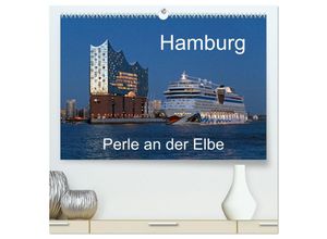 9783435034338 - Hamburg - Perle an der Elbe (hochwertiger Premium Wandkalender 2025 DIN A2 quer) Kunstdruck in Hochglanz