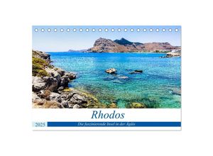 9783435034628 - Rhodos - Die faszinierende Insel in der Ägäis (Tischkalender 2025 DIN A5 quer) CALVENDO Monatskalender