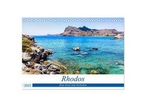 9783435034710 - Rhodos - eine Insel zum Verlieben (Tischkalender 2025 DIN A5 quer) CALVENDO Monatskalender