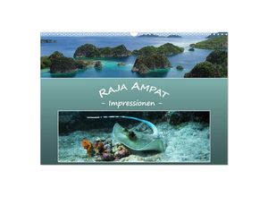 9783435034956 - Raja Ampat - Impressionen (Wandkalender 2025 DIN A3 quer) CALVENDO Monatskalender