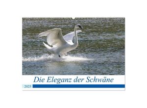 9783435035748 - Die Eleganz der Schwäne (Wandkalender 2025 DIN A2 quer) CALVENDO Monatskalender