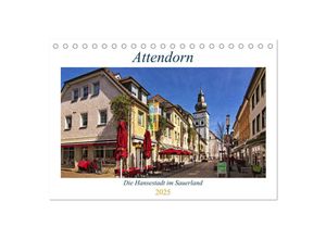 9783435036158 - Attendorn die Hansestadt im Sauerland (Tischkalender 2025 DIN A5 quer) CALVENDO Monatskalender