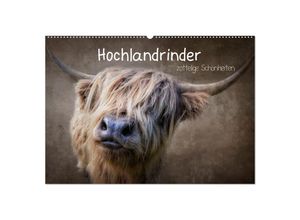 9783435036585 - Hochlandrinder - Zottelige Schönheiten (Wandkalender 2025 DIN A2 quer) CALVENDO Monatskalender