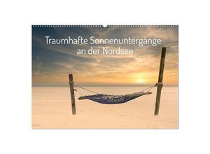 9783435036738 - Traumhafte Sonnenuntergänge an der Nordsee (Wandkalender 2025 DIN A2 quer) CALVENDO Monatskalender