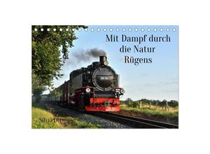 9783435036882 - Mit Dampf durch die Natur Rügens (Tischkalender 2025 DIN A5 quer) CALVENDO Monatskalender