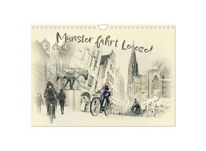 9783435037186 - Münster fährt Leeze! (Wandkalender 2025 DIN A4 quer) CALVENDO Monatskalender