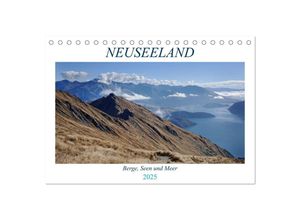 9783435037193 - Neuseeland - Berge Seen und Meer (Tischkalender 2025 DIN A5 quer) CALVENDO Monatskalender