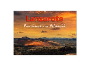 9783435037728 - Lanzarote Feuerinsel im Atlantik (Wandkalender 2025 DIN A2 quer) CALVENDO Monatskalender