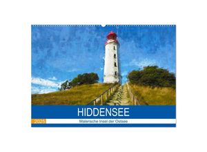 9783435039333 - Hiddensee - Malerische Insel der Ostsee (Wandkalender 2025 DIN A2 quer) CALVENDO Monatskalender