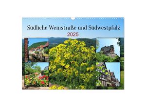 9783435039340 - Südliche Weinstraße und Südwestpfalz (Wandkalender 2025 DIN A3 quer) CALVENDO Monatskalender