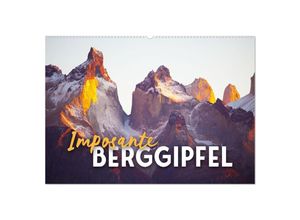 9783435039715 - Imposante Berggipfel (Wandkalender 2025 DIN A2 quer) CALVENDO Monatskalender