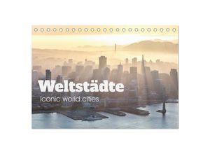 9783435040742 - Weltstädte - Iconic world cities (Tischkalender 2025 DIN A5 quer) CALVENDO Monatskalender