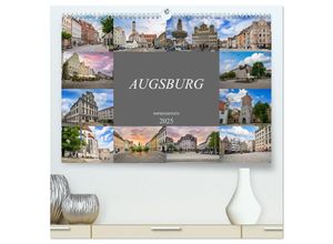 9783435040759 - Augsburg Impressionen (hochwertiger Premium Wandkalender 2025 DIN A2 quer) Kunstdruck in Hochglanz