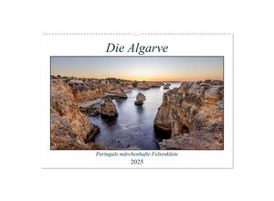 9783435041787 - Die Algarve - Portugals märchenhafte Felsenküste (Wandkalender 2025 DIN A2 quer) CALVENDO Monatskalender