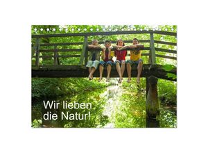 9783435041992 - Wir lieben die Natur! (Tischkalender 2025 DIN A5 quer) CALVENDO Monatskalender