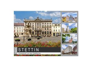 9783435042418 - STETTIN Impressionen aus dem Stadtherzen (Wandkalender 2025 DIN A2 quer) CALVENDO Monatskalender