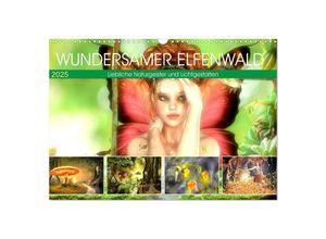 9783435042951 - Wundersamer Elfenwald Liebliche Naturgeister und Lichtgestalten (Wandkalender 2025 DIN A3 quer) CALVENDO Monatskalender