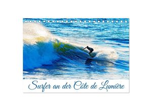 9783435043361 - Surfer an der Côte de Lumière (Tischkalender 2025 DIN A5 quer) CALVENDO Monatskalender