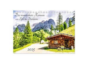 9783435043446 - Das wunderbare Ramsau am Fuße des Dachsteins (Tischkalender 2025 DIN A5 quer) CALVENDO Monatskalender