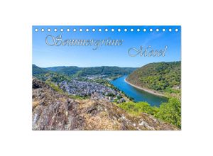 9783435043538 - Sommergrüne Mosel (Tischkalender 2025 DIN A5 quer) CALVENDO Monatskalender