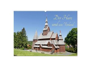 9783435043798 - Der Harz und sein Vorland (Wandkalender 2025 DIN A2 quer) CALVENDO Monatskalender