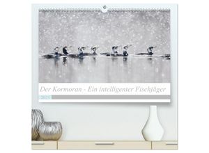 9783435044139 - Der Kormoran - Ein intelligenter Fischjäger (hochwertiger Premium Wandkalender 2025 DIN A2 quer) Kunstdruck in Hochglanz