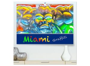 9783435044405 - Miami Graffiti (hochwertiger Premium Wandkalender 2025 DIN A2 quer) Kunstdruck in Hochglanz