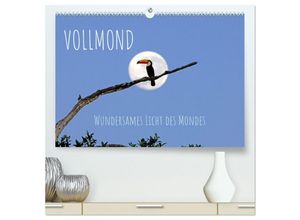 9783435045273 - Vollmond Wundersames Licht des Mondes (hochwertiger Premium Wandkalender 2025 DIN A2 quer) Kunstdruck in Hochglanz