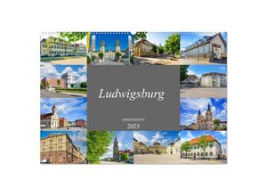 9783435045594 - Ludwigsburg Impressionen (Wandkalender 2025 DIN A2 quer) CALVENDO Monatskalender