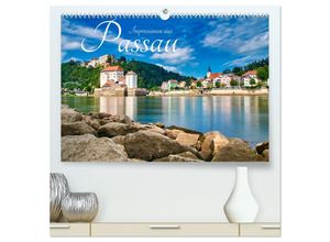 9783435045679 - Impressionen aus Passau (hochwertiger Premium Wandkalender 2025 DIN A2 quer) Kunstdruck in Hochglanz