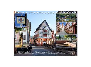 9783435046454 - Miltenberg Sehenswürdigkeiten (Tischkalender 2025 DIN A5 quer) CALVENDO Monatskalender